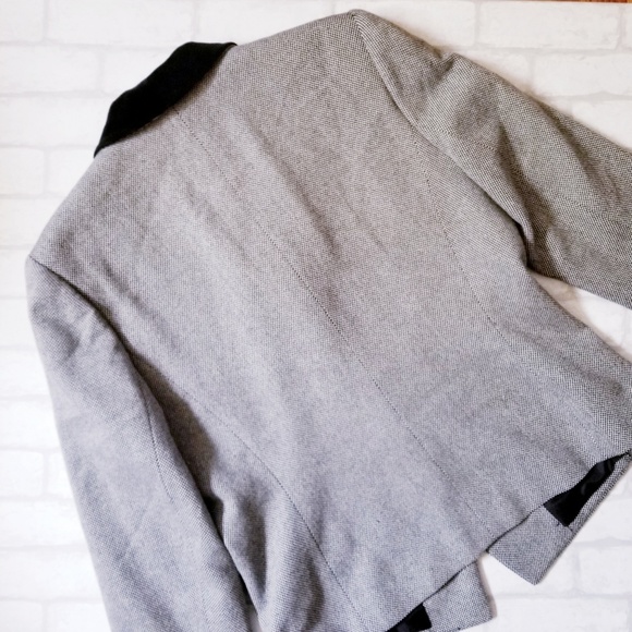 Kasper Arthur S. Levine Vintage Blazer Black White - Picture 4 of 7